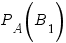 P_{A}(B_1)